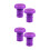 2Paires Bouchons Violet Pour Guidon Légers Solides 1