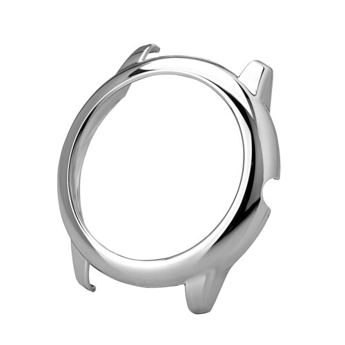2Pcs Silver Watch Case Accessories Durable Protective Frame Cover