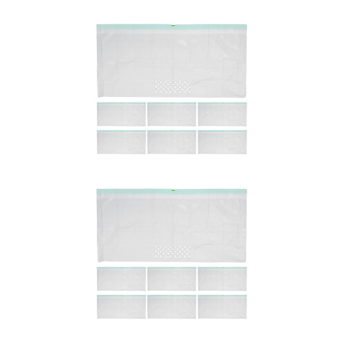 14Pcs Cat Litter Cleaning Pouches White Plastic Home