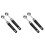 4Pcs Black Digging Spoons Ice Cream and Fruit Scoops with Hanging Hole 1