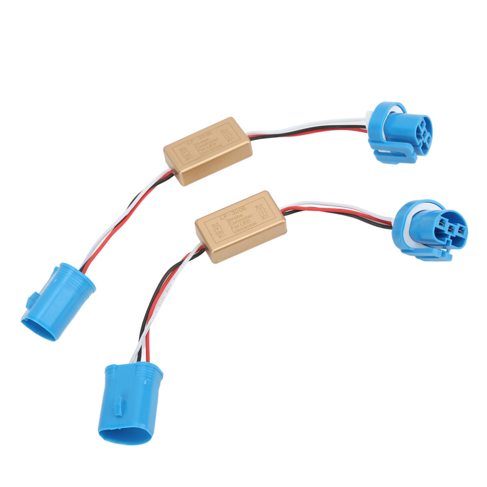 Automobile Led Headlight Adapter, Fix Led Headlight Bulb-Out Message, Anti Flicker Canbus Error Decoder For Motor Vehicles And Automobiles, High 9175034942549