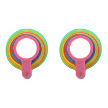 2Sets Multifunctionele Plastic Meetcirkel Voor Fruit Diameter