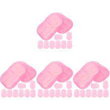 Travel Soap Sheets Small Portable Hand-Washing Soap Slices Pink