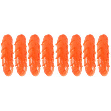 8Pcs Orange PVC Fake Roasted Sausage Model for Photo and Party Decor