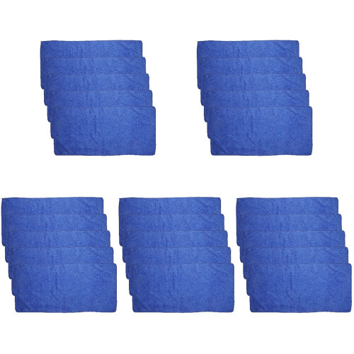 25Pcs Blue Reusable Guinea Pig Bedding Soft Small Animal Sleeping Mat
