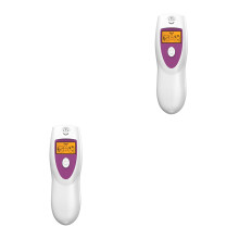 2Pcs Personal Breath Odor Detector White Electronic Oral Health Tester