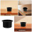 Sofa Cup Holder Couches Boat Cup Holder Insert Abs Black 3