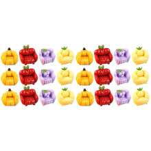 24Pcs Assorted Resin Miniature Fruit Sofa Charms DIY Phone Case Decor