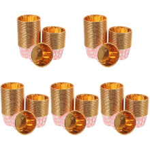 250Pcs Pink Paper Cupcake Cases Aluminum Foil Liners for Baking Use