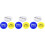 9Pcs Poker Chips Game Counting Tokens Durable 3
