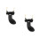 2Pcs Violin Shoulder Pad Comfortable Black Rest for Beginners 1