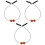 3Pcs Multi Eyeglasses Strap Holder Durable Glasses Strap for Neck Wear 2
