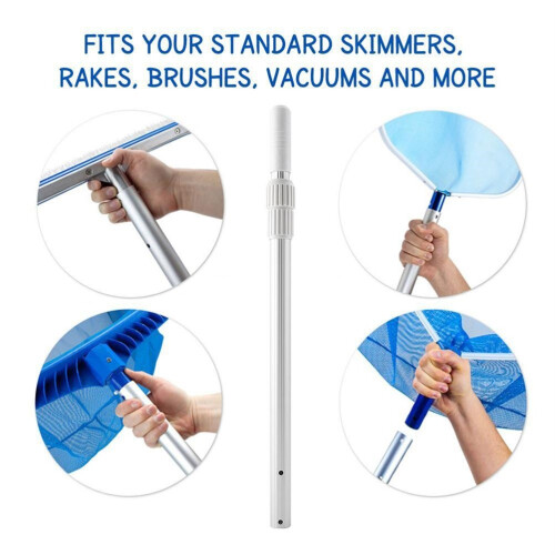 Aluminium Telescopic Pool Cleaning Pole100cm 2