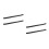 4Pcs Anti-Slip Plastic Threshold Ramp Pads for Sweeping 1