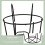Large Railing Planter Holder Black 2set 3
