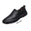Μοκασίνια για άνδρες, slip-on casual δερμάτινα παπούτσια με αφρό μνήμης, άνετη εφαρμογή, 5
