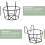 Large Railing Planter Holder Black 2set 5
