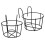 Large Railing Planter Holder Black 2set 9