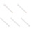 5Pcs Growth Wall Chart Pink Height Ruler for Bedroom 1