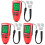 3Pcs Digital Paint Thickness Gauge Red ABS for Car Auto Coating Meter 1