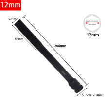 Reliable Socket Extension Bar 12 Inch Hex Drive 200mm Length Easy to Use, 12mm, Drive Extension, Tool for Home Garage Use