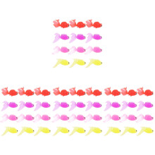 48Pcs Colorful Tpr Goldfish Figures for Kids Durable Play Toys