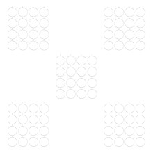 750Pcs Silver Drink Markers for Wine Glasses DIY Charms