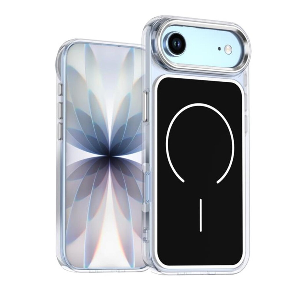 Magnetic Case For Iphone Air (6.5"), Magsafe-Compatible, Heavy-Duty Shockproof, Electroplated Dual-Color, Black 9482726249535