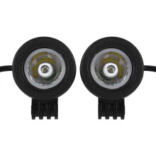 2pcs 10W LED Work Light Spot Fog Lamp 5.5cm White for Off Road Motorcycle