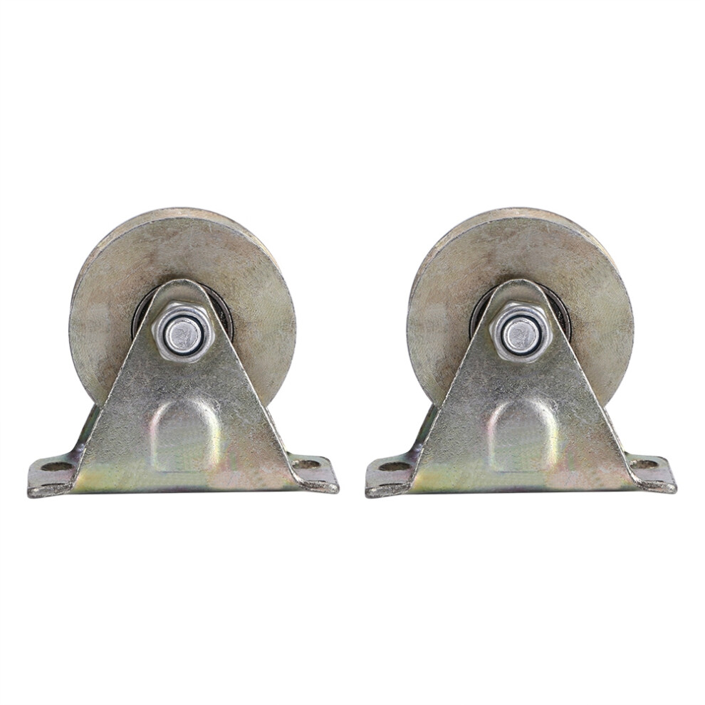 Abrasion Stability, Low Creep Steel Material Directional Casters For Rolling Gate, Sliding Gates, And More, Chemical Stability, Easy Maintenance 9425574487506