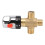 Messing-Thermostat-Duschmischer, 115x62mm, Chrom 15