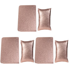 6Pièces Coussin Main En PU Souple Pliable Pour Ongles