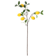 Artificial Lemon Branches For Year-Round Joy, Realistic Appearance With Vibrant Yellow Fruits Perfect For Living Room Or Office Decoration