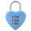 Security and Durability Heart Design3Digit Lock, Compact Design Waterproof Combination Padlock for Luggage Locker Diary, Keyless Resettable Code 1