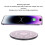 Magische Array 20W kabelloses Ladepad Sakura Pink Schnellladegerät Desktop-Style 3