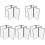 10Stk PVC Menücover Mit Abgerundeten Ecken Für 1