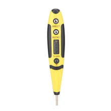 Voltage Test Pen with Audible and Flashing LED Alarms, AC DC Voltage Detector with Pocket Clip for Easy Carry, LED Lighting Function and Safety