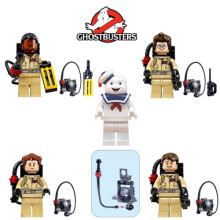 5 pcs Ghostbusters Puzzle Assembly DIY Children'S Toy Building Blocks Minifigures