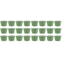 100Pièces Moules À Cupcakes Vert Pour Gâteaux Muffins
