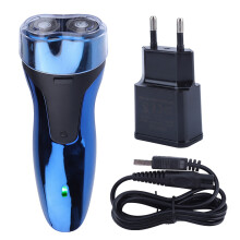 Electric Shaver For Men, Powerful Shaving Multi-directional Razor Fits Facial Curve Contour, Rechargeable Cordless Blue