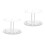 2Pcs Clear Nail Brush Tool Holder Practical Stand for Nail Pen Storage 1