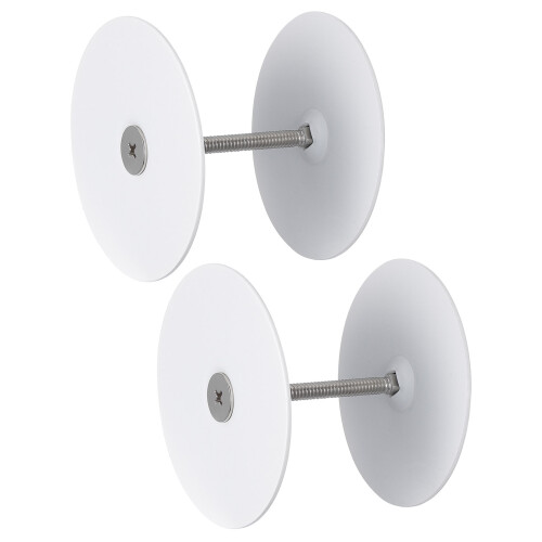 2Ensemble Plaques En Inox Pour Trou De Porte