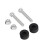 Shock Absorber for Equipment Protection, Buffering Capacity Rubber Mounts with Metal Insert, Durable Vibration Mount Solution Featuring Damping 1