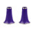2Pcs Portable Purple Clarinet Bell for Beginner and Professional Use 1