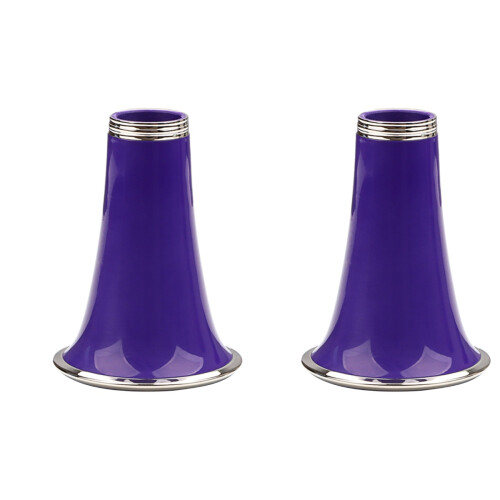 2Pcs Portable Purple Clarinet Bell for Beginner and Professional Use