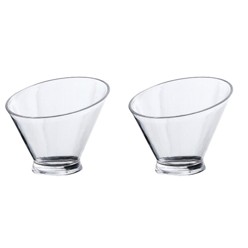 2Pièces Bols À Salade En Transparent Pour Cuisine Buffet