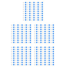 10000Pièces Confettis Pentagramme Bleu Argent Séquins Pour
