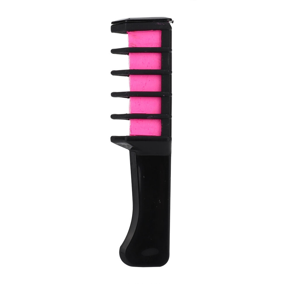Red Rose Temporary Hair Chalk Comb, Safe Non-Toxic Hair Color For Easy Festive Transformations, Washable And Environmentally Friendly Formula