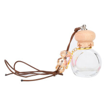 Aromatherapy Pendant, Car Interior Hanging Decorations In3Different Colors, Refillable Car Airs Freshener, Essential Oil Diffuser, Glass Perfume