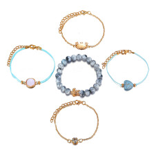 Charm-länkarmband för henne, elegant armband med kubisk zirkonia och minimalistisk smyckesdesign, hållbara smycken med hypoallergen konstruktion,